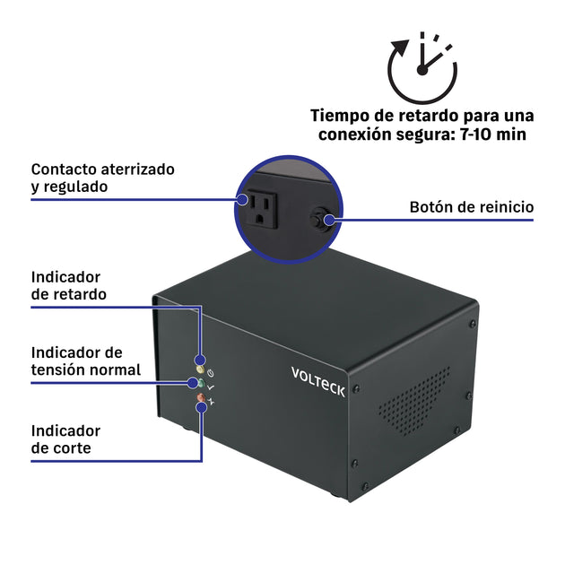 Regulador Volteck COV-250 2500VA | Protección y Estabilidad