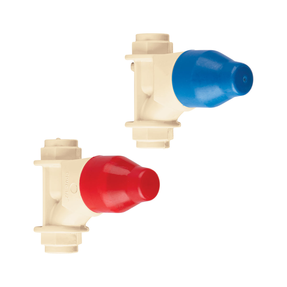 CPVC-052S Juego de 2 llaves de empotrar CPVC 1/2" para regadera, FOSET