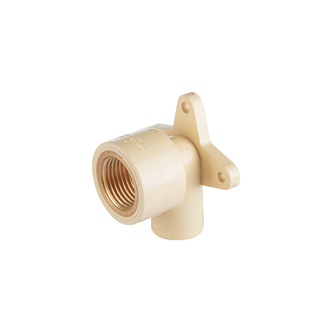 CPVC-591 Codo oreja 90° CPVC, 1/2", inserto metálico-latón, FOSET