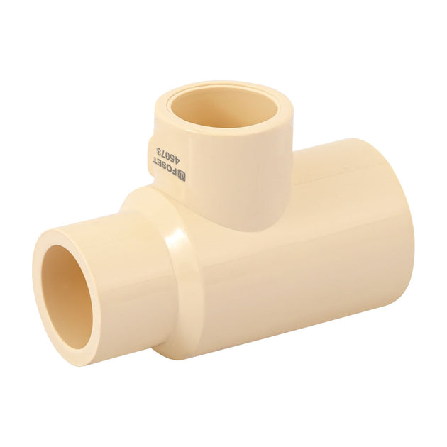 CPVC-723 Tee reducida lateral de CPVC 3/4" x 1/2" x 1/2" , FOSET