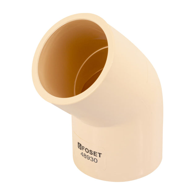 CPVC-865 Codo 45° CPVC de 1-1/2", FOSET