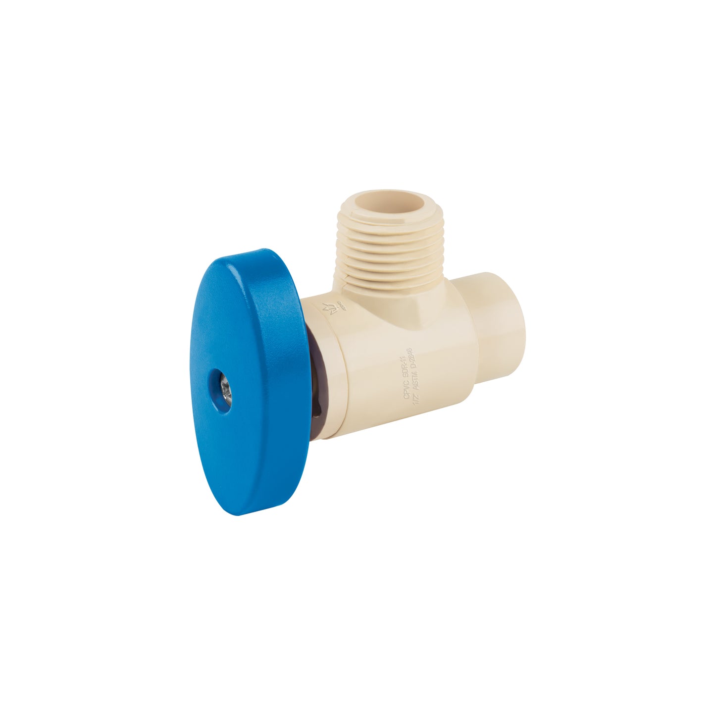 CPVC-ANG Llave angular de CPVC de 1/2" x 1/2", FOSET