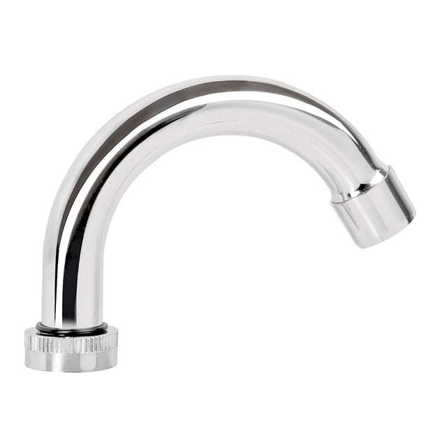 CR-050 Cuello curvo para mezcladora de lavabo, cromo, BASIC