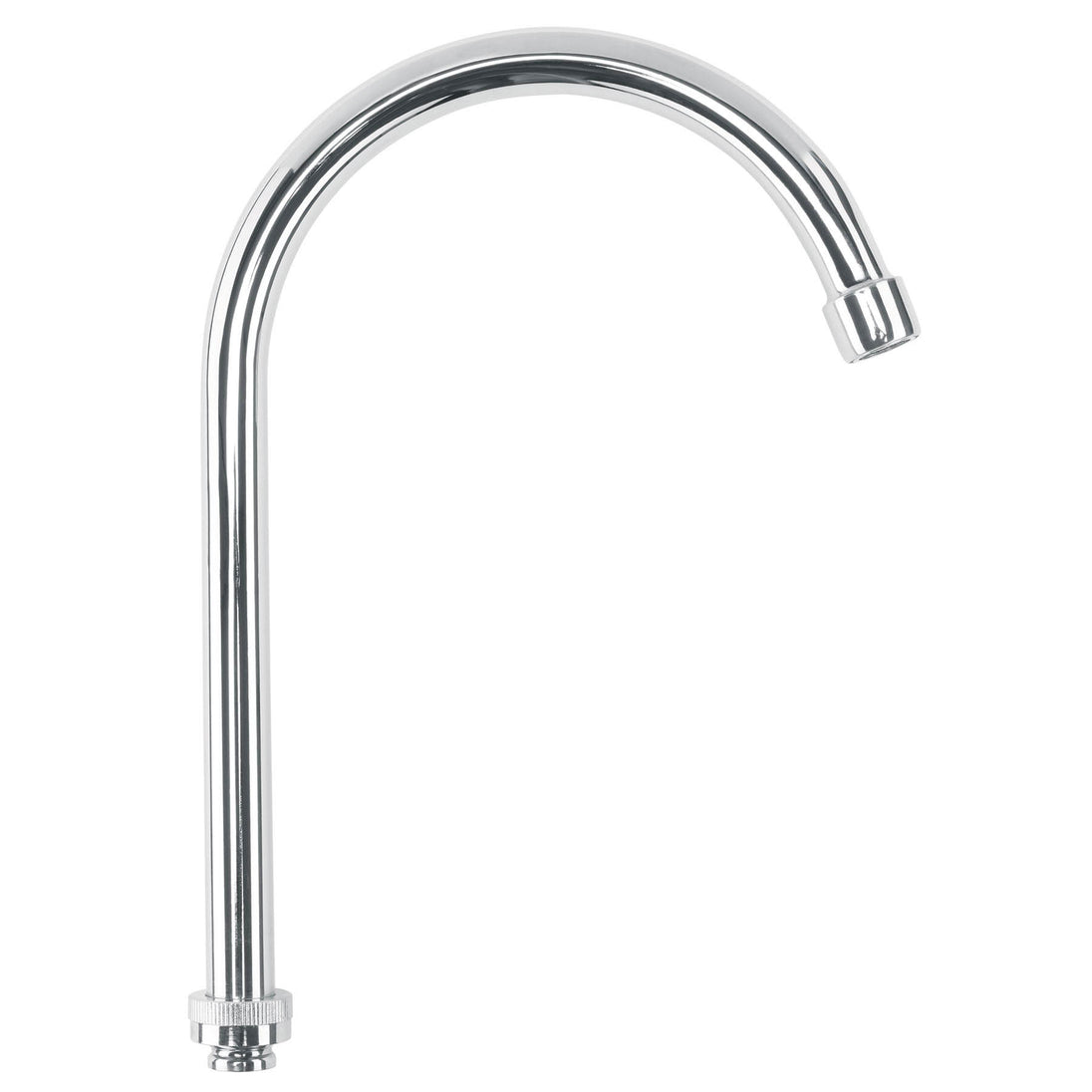 CR-321 Cuello alto/curvo para mezcladora de fregadero, cromo, BASIC