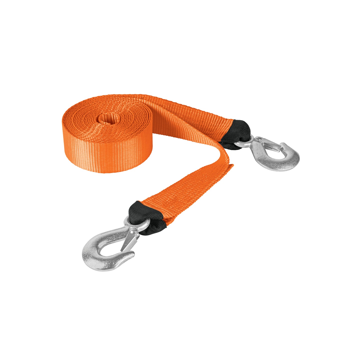 CREM-2X58C Correa con ganchos para remolque, 48 mm x 5.8 m, Truper