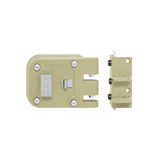 CS-60D Cerradura sobreponer, puerta corrediza, mariposa, derecha