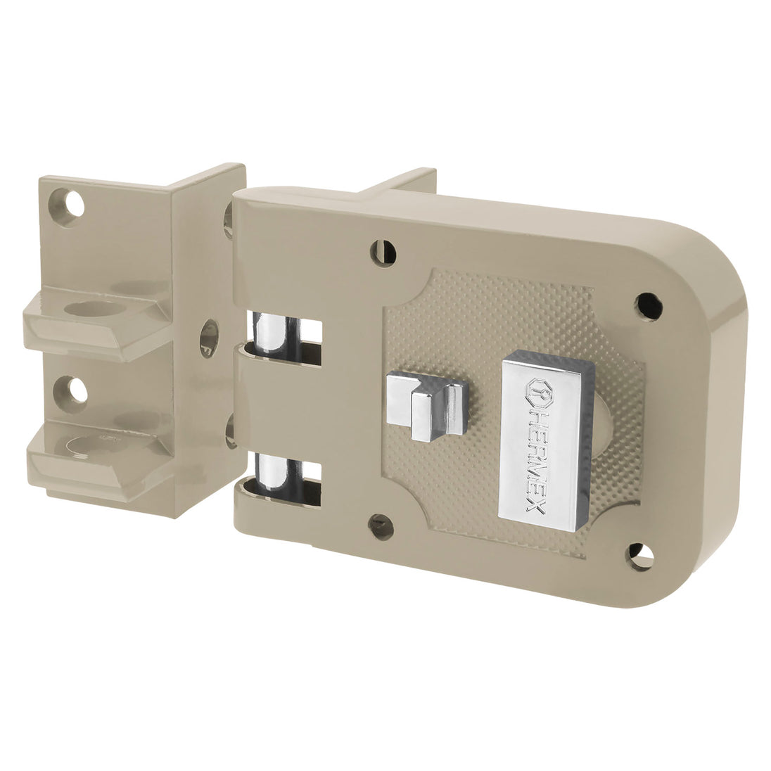 CS-60I Cerradura sobreponer, puerta corrediza, mariposa, izquierda