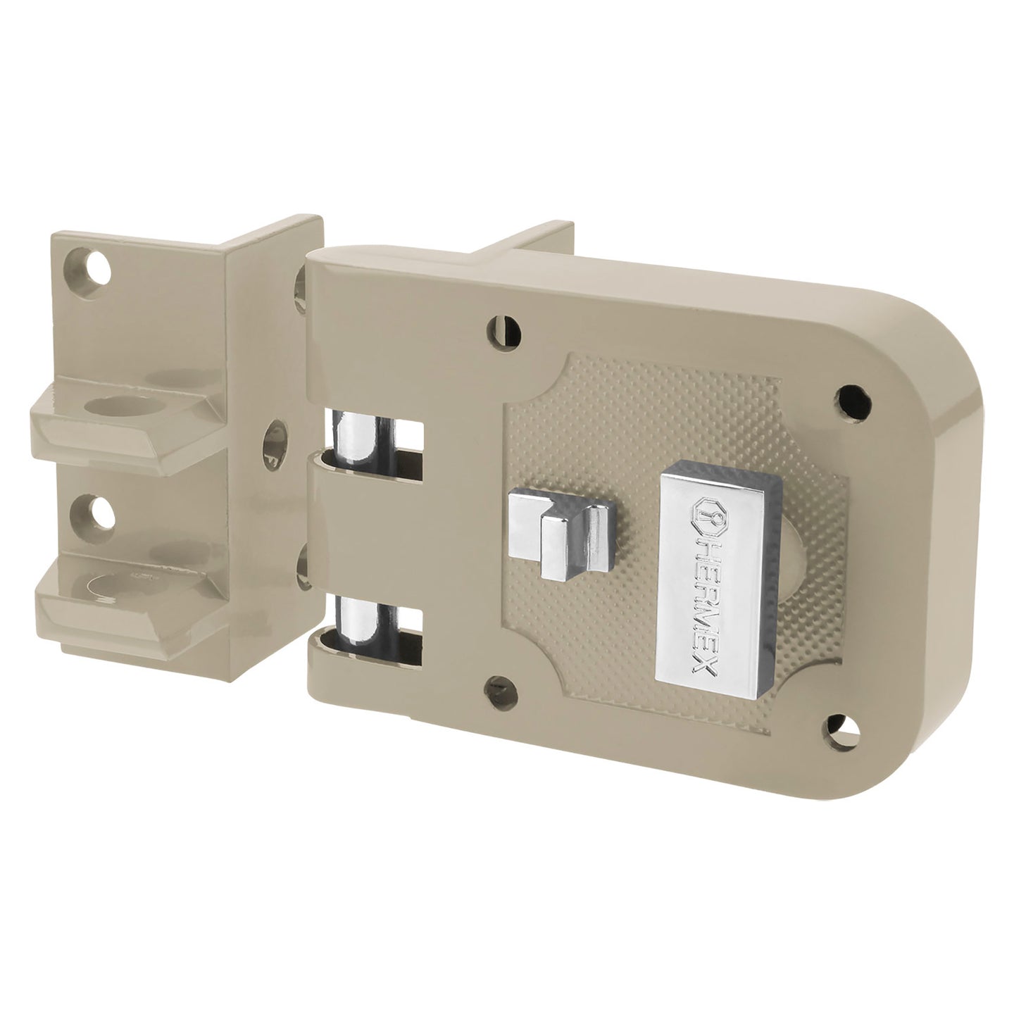CS-60I Cerradura sobreponer, puerta corrediza, mariposa, izquierda