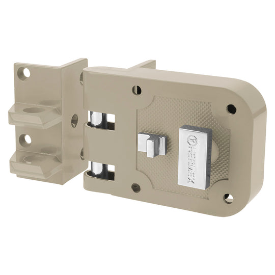 CS-60I Cerradura sobreponer, puerta corrediza, mariposa, izquierda