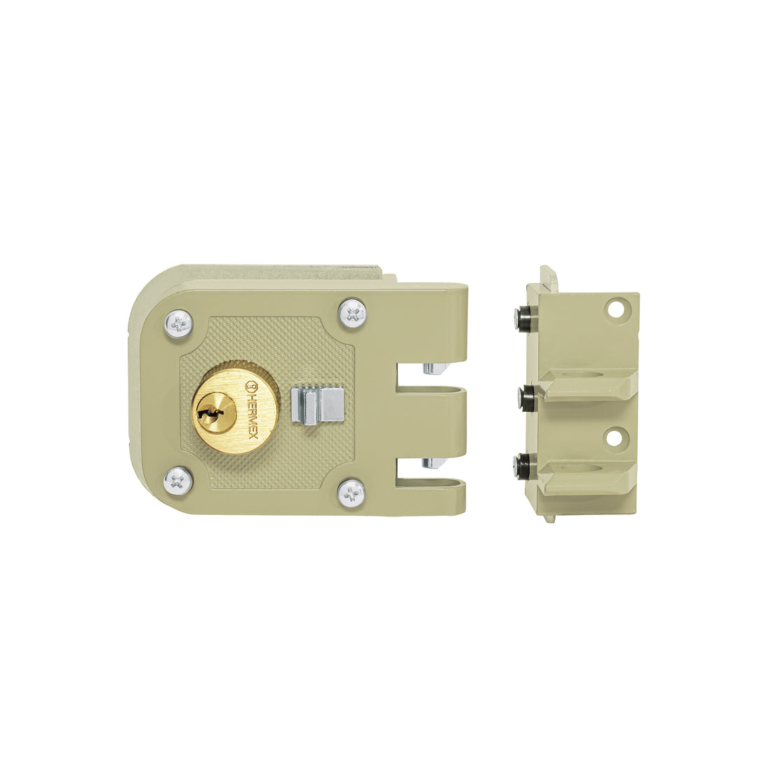 CS-65D Cerradura sobreponer, puerta corrediza, clásica, derecha