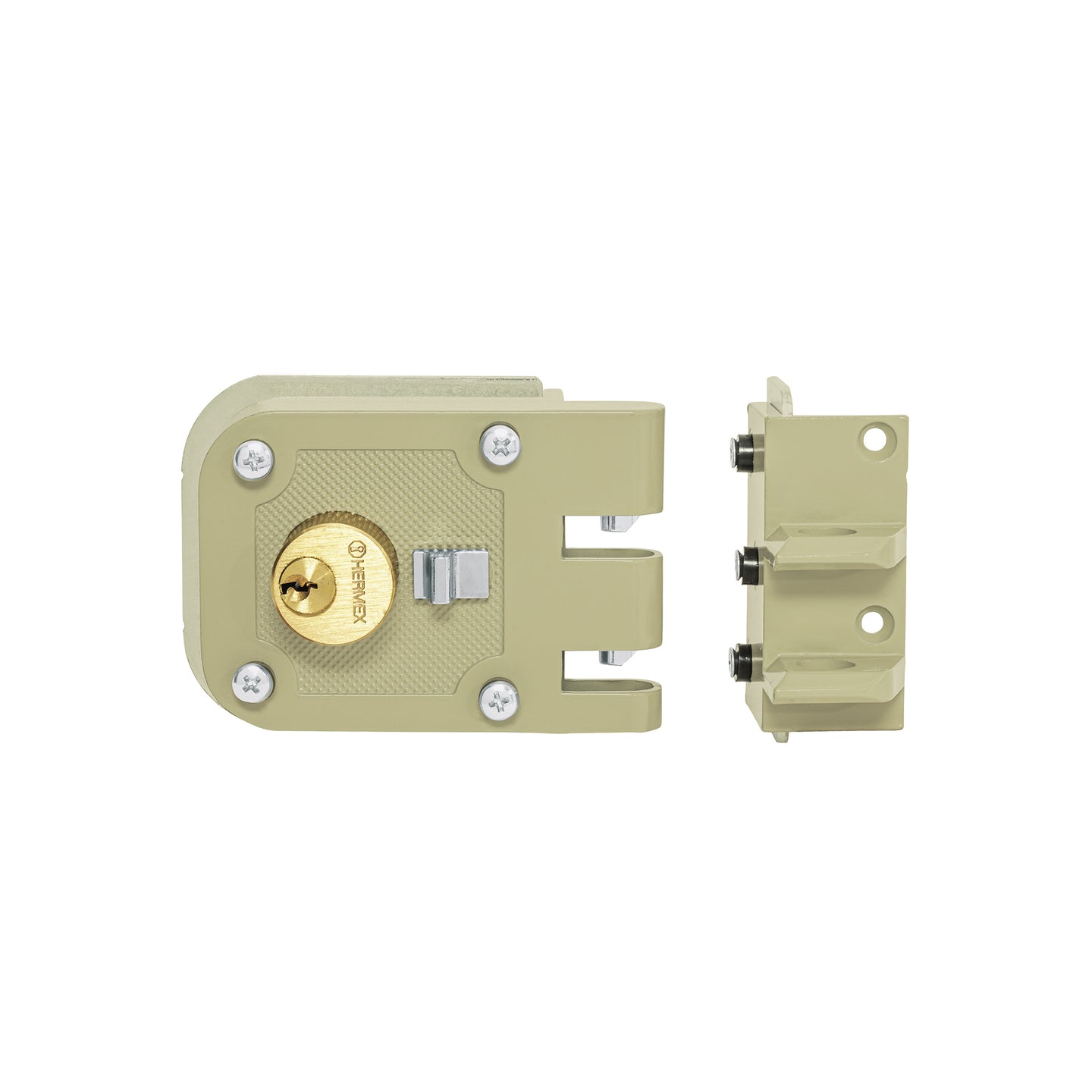 CS-65D Cerradura sobreponer, puerta corrediza, clásica, derecha