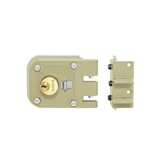 CS-65D Cerradura sobreponer, puerta corrediza, clásica, derecha