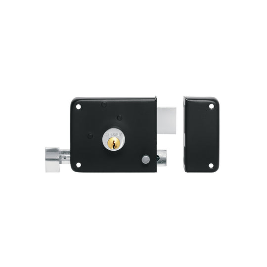 CS-756D Cerradura sobreponer der instala-fácil, tradicional, negro