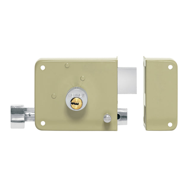 CS-75DQ Cerradura sobreponer der instala-fácil, llave puntos, caja