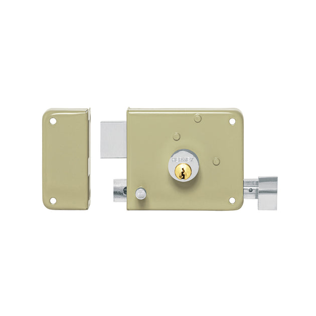 CS-75DQB Cerradura sobreponer der instala-fácil, llave puntos,blíster