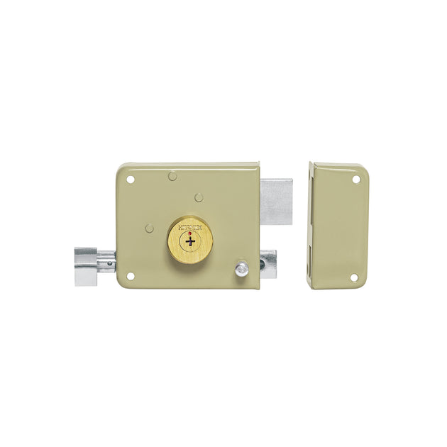 CS-85D Cerradura sobreponer der instala-fácil, llave tetra, caja