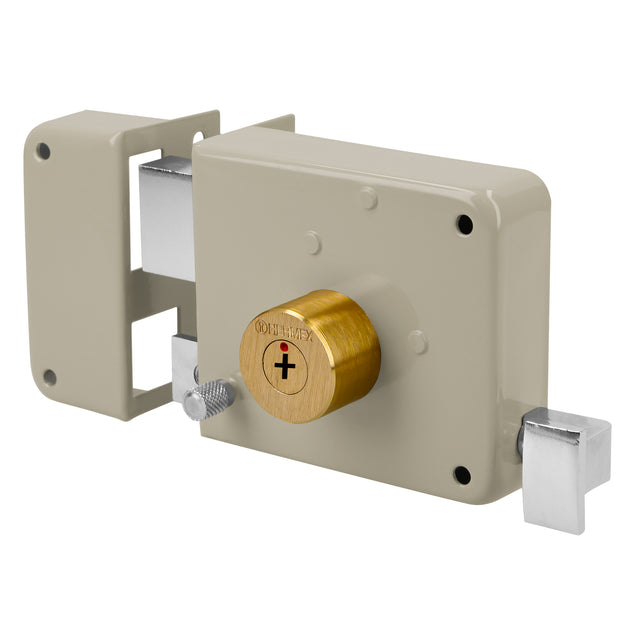 CS-85I Cerradura sobreponer izq instala-fácil, llave tetra, caja