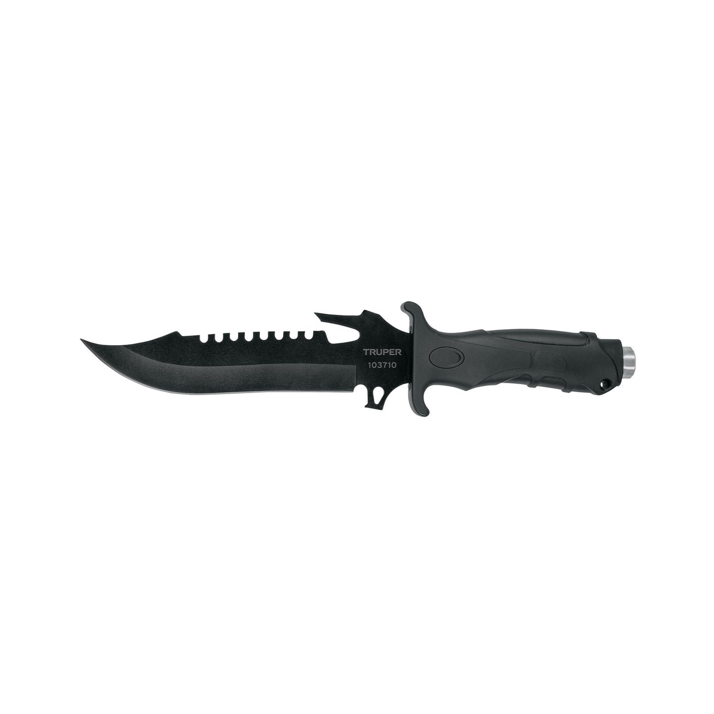 CTA- 7C Cuchillo táctico para campismo 7", TRUPER