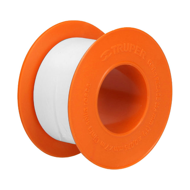 CTF-1 Cinta sella roscas 1" x 7m, uso general, TRUPER