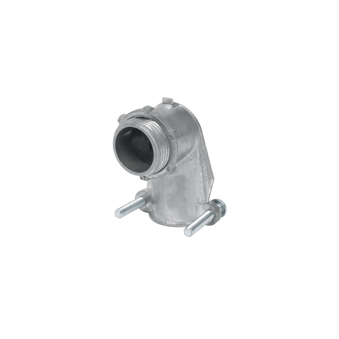 CTF-1C Conector curvo 1" para tubo flexible metálico, Volteck