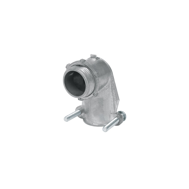 CTF-1C Conector curvo 1" para tubo flexible metálico, Volteck