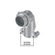 Conector Volteck CTF-3/8C para tubo flexible 3/8"