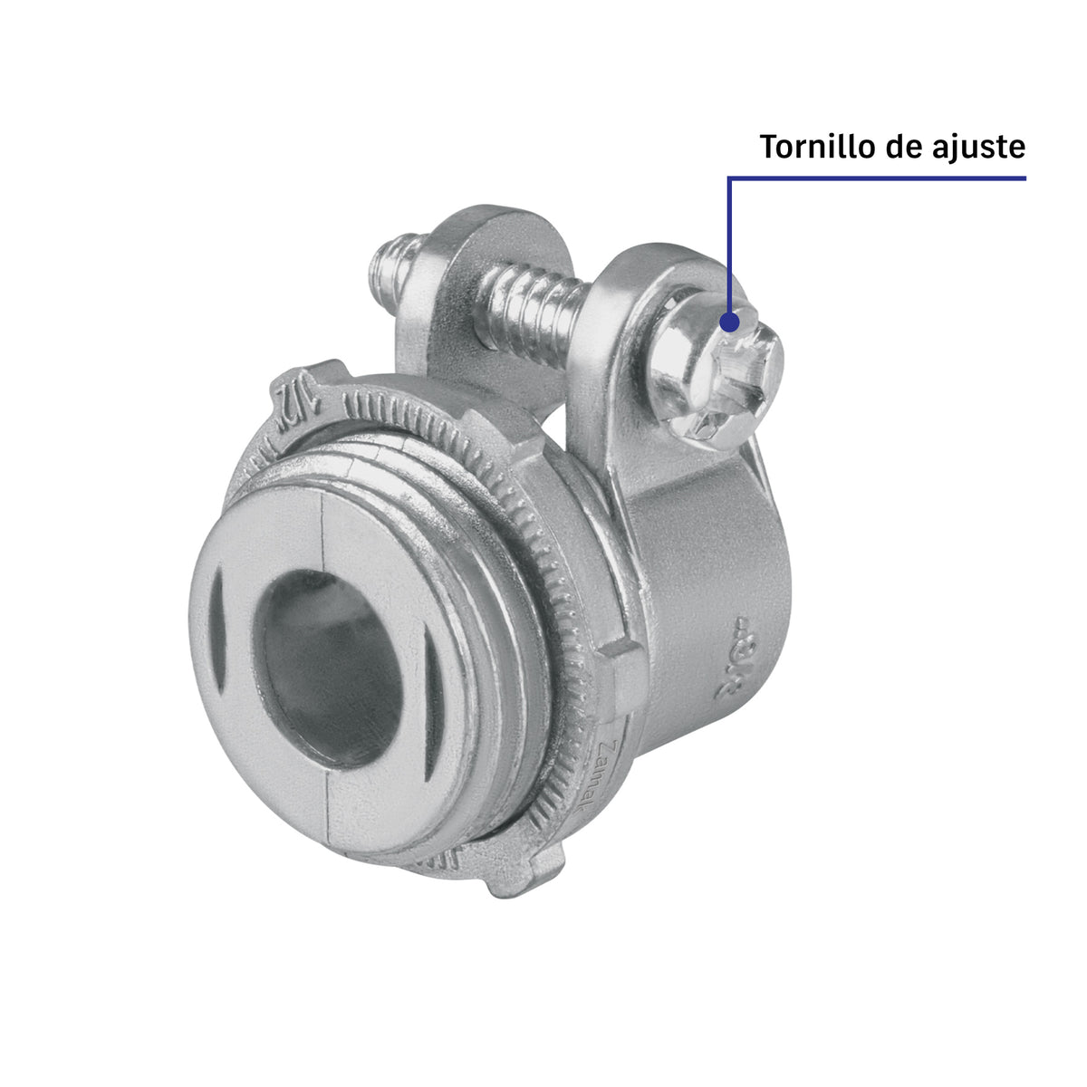 Conector Tubo Flexible 3/8" Volteck CTF-3/8R Metal NPSH