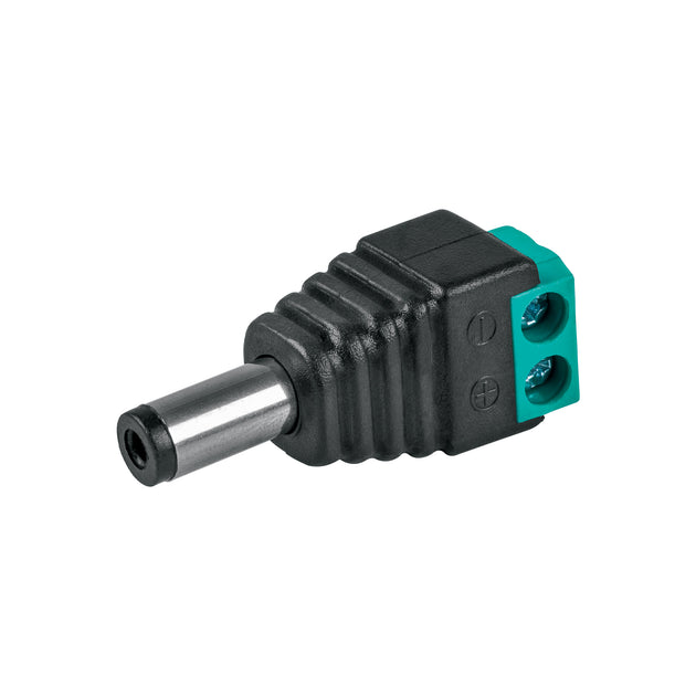 CTV-1M Conector de energía para CCTV tipo macho, Volteck