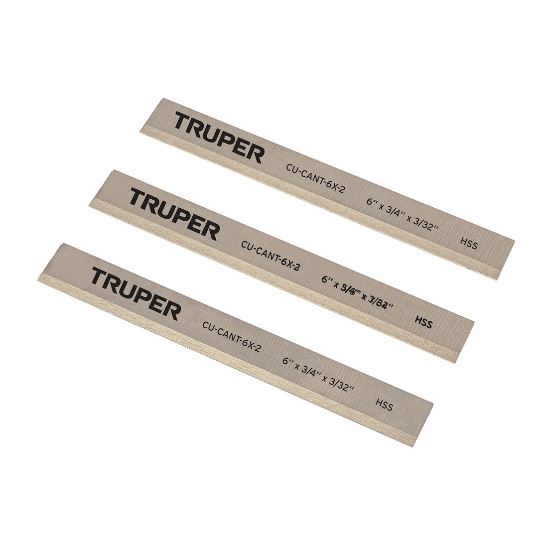 CU-CANT-6X-2 Cuchillas para CANT-6X-2, 3 piezas en caja, TRUPER