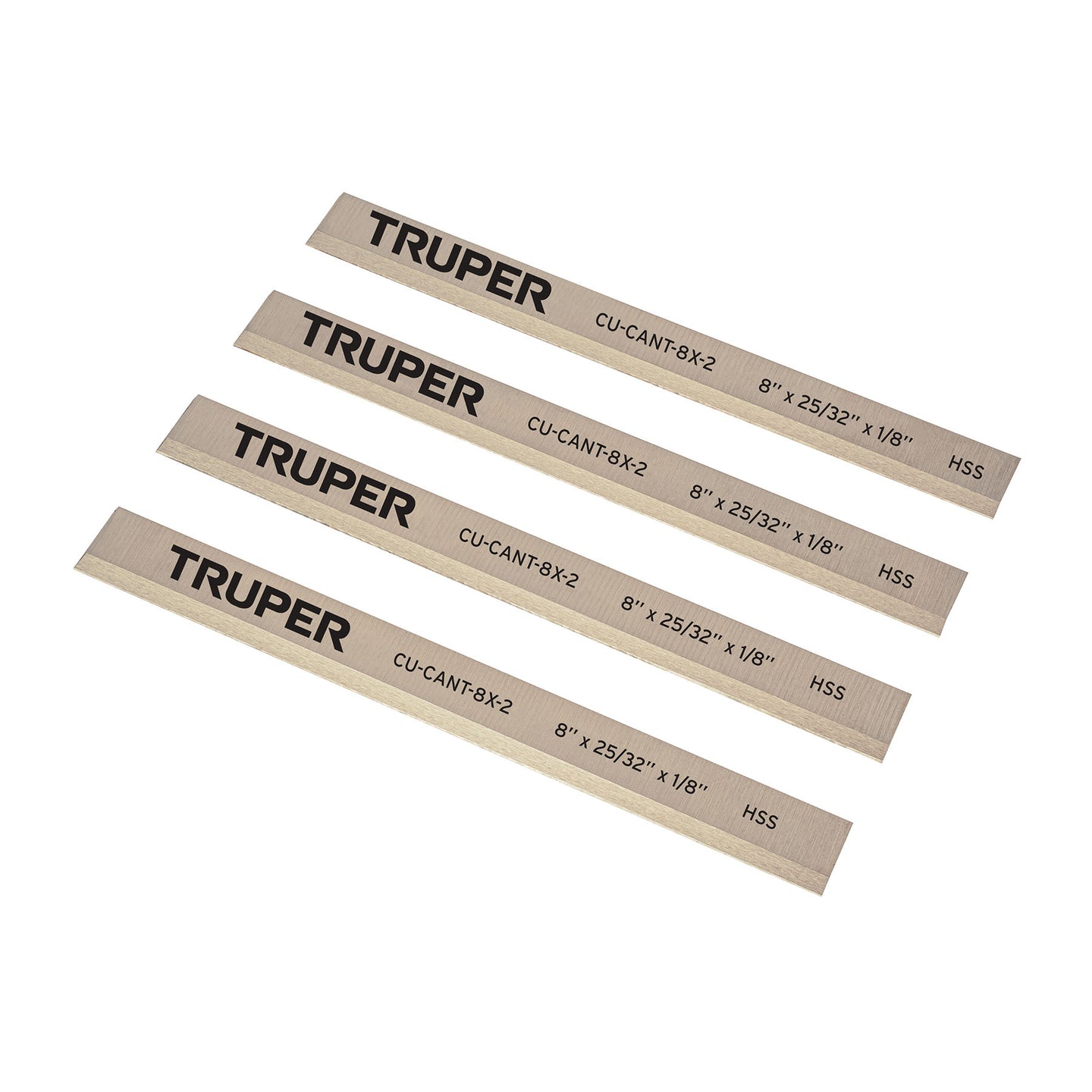 CU-CANT-8X-2 Cuchillas para CANT-8X-2, 4 piezas en caja, TRUPER