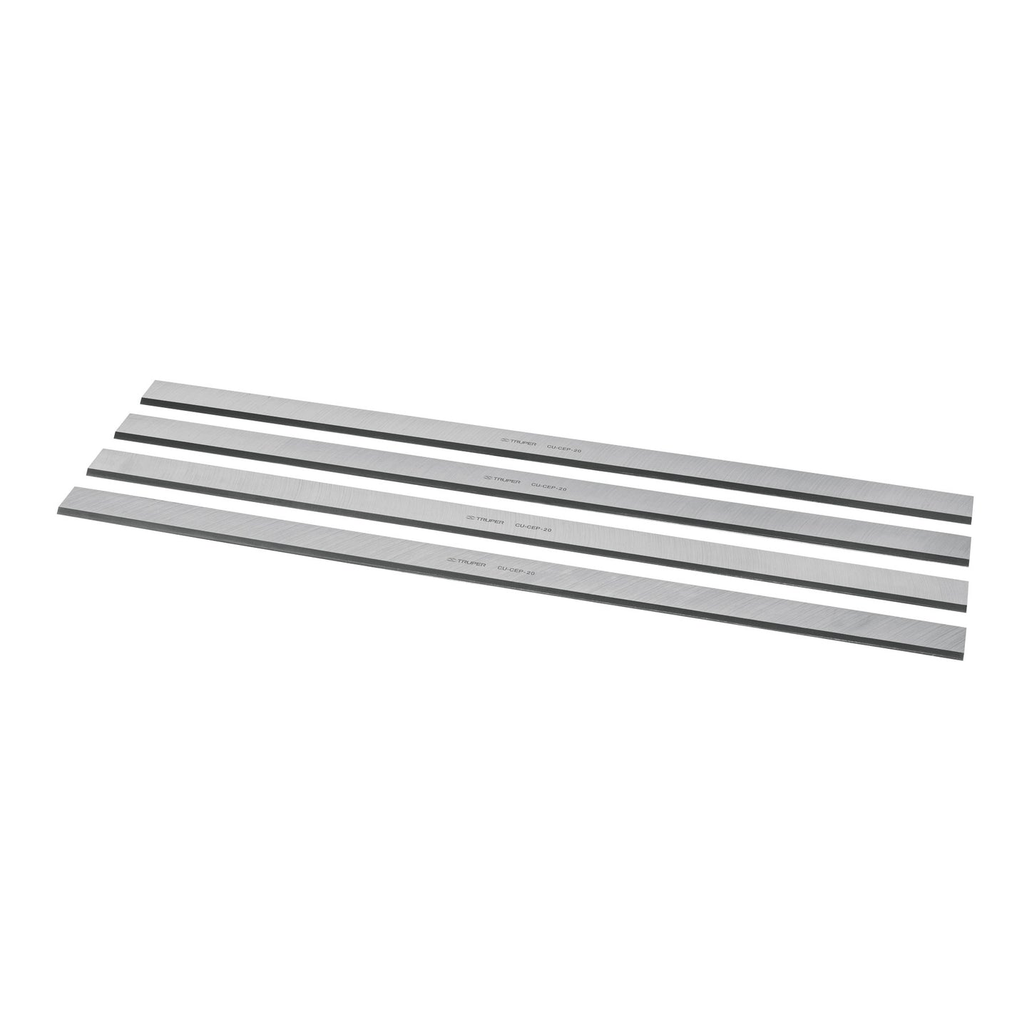 CU-CEP-20 Caja con 4 cuchillas HSS para cepillo de piso CEP-20, Truper