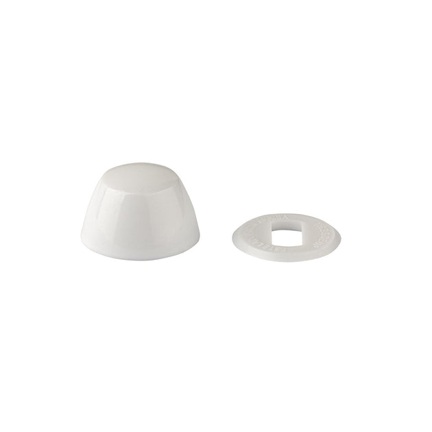 Cubeta de Piso Foset CUB-PIJB | Desagüe PVC Blanco