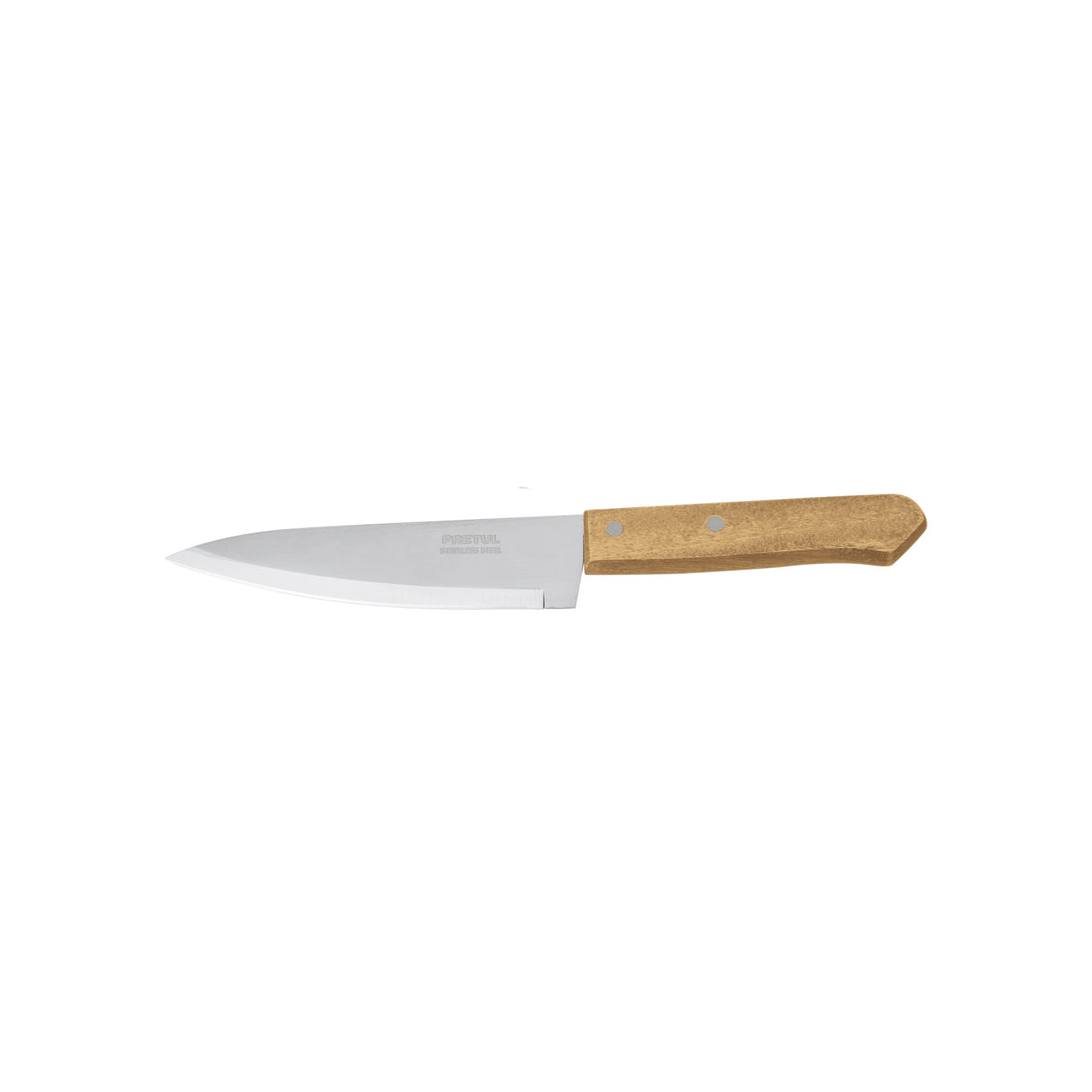 CUCH-M61 Cuchillo de chef 6" mango de madera, PRETUL