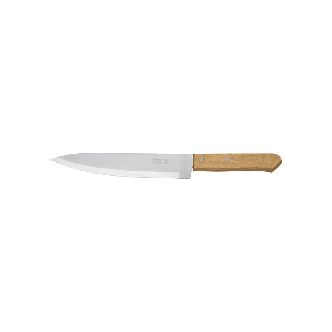 CUCH-M81 Cuchillo de chef 8" mango de madera, PRETUL