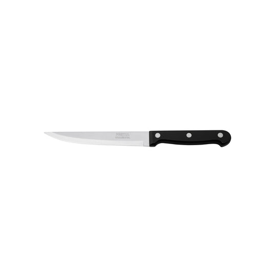 CUCH-P53 Cuchillo liso para asado 5" mango de plástico, Pretul