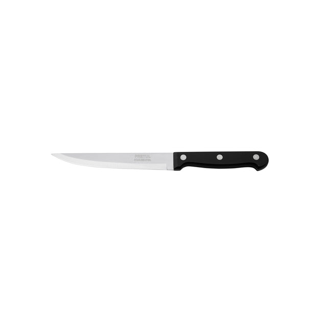 CUCH-P53 Cuchillo liso para asado 5" mango de plástico, Pretul