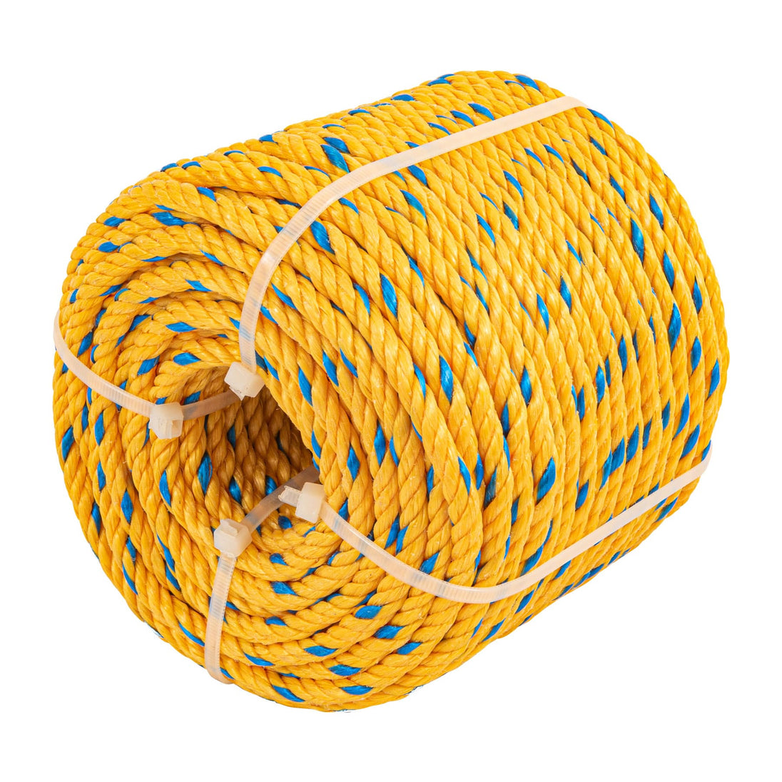 CUE-041M Metro de cuerda amarilla de polipropileno 4 mm, rollo 119m