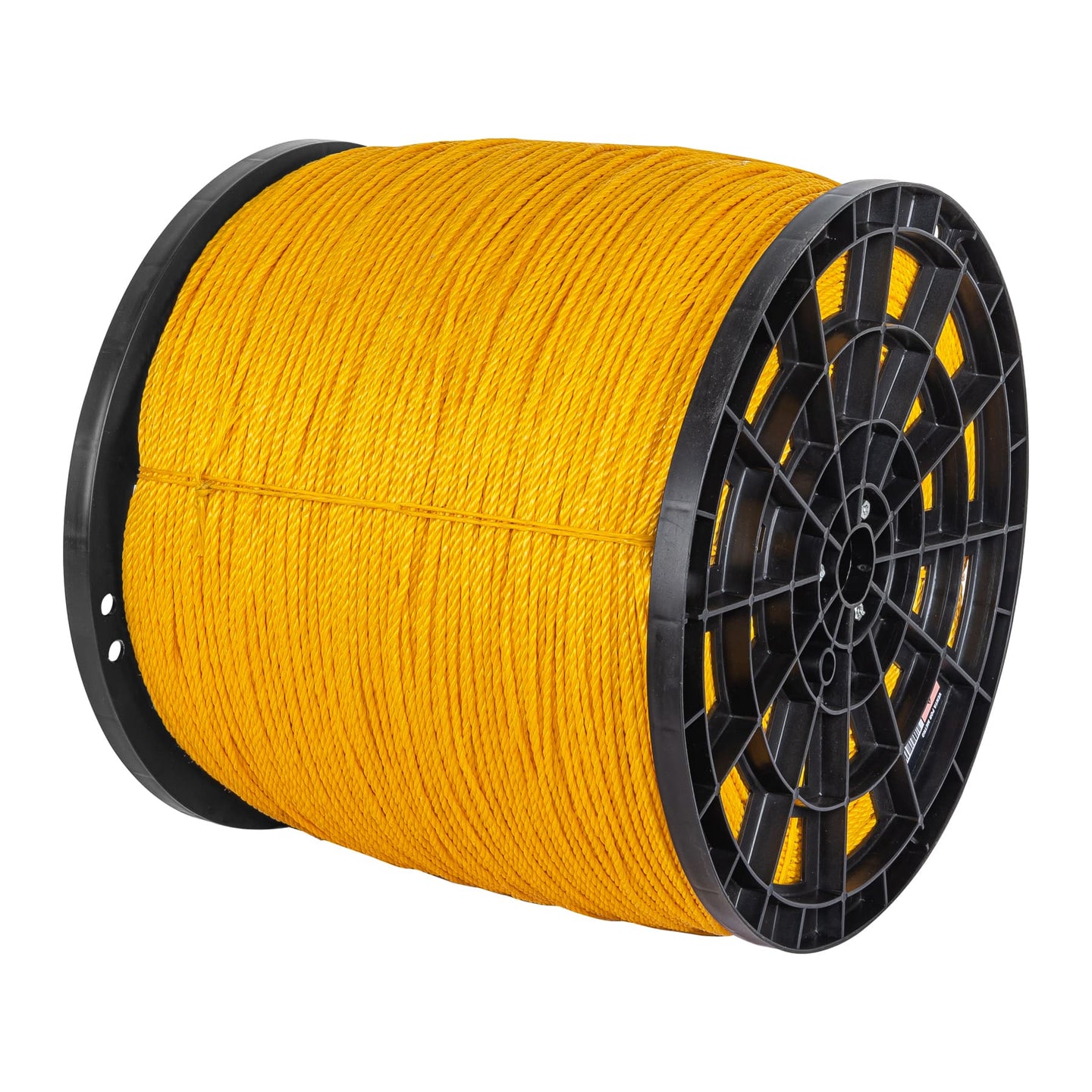 CUE-04M Metro de cuerda amarilla de polipropileno 4mm, carrete 2380m