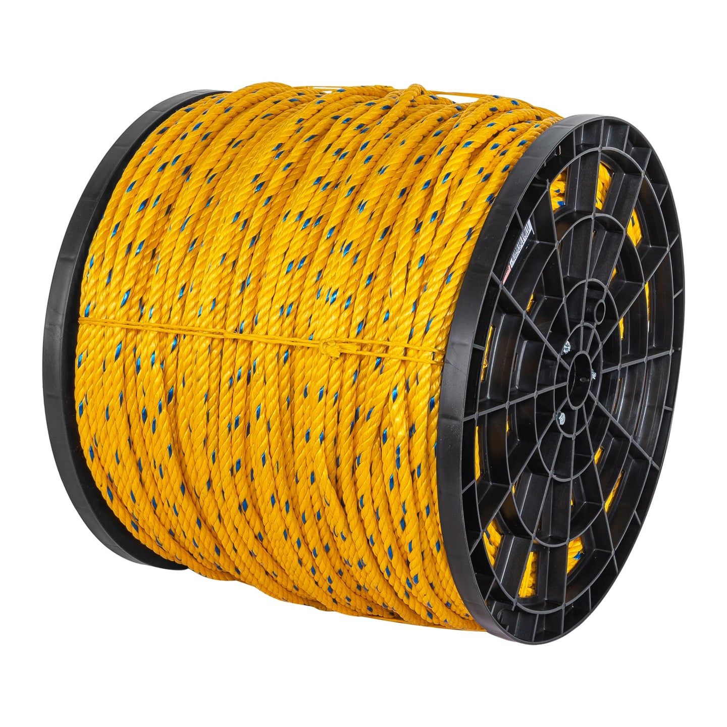 CUE-10M Metro de cuerda amarilla de polipropileno 10mm, carrete 440m