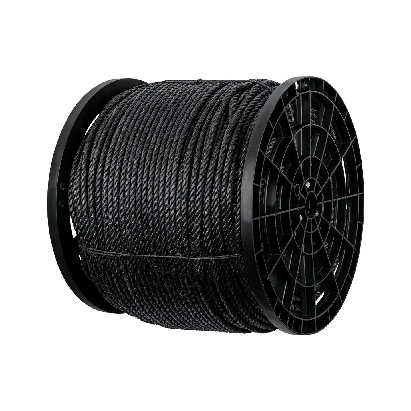 CUE-10NK Kilo de cuerda negra de polipropileno 10 mm, carrete 20kg