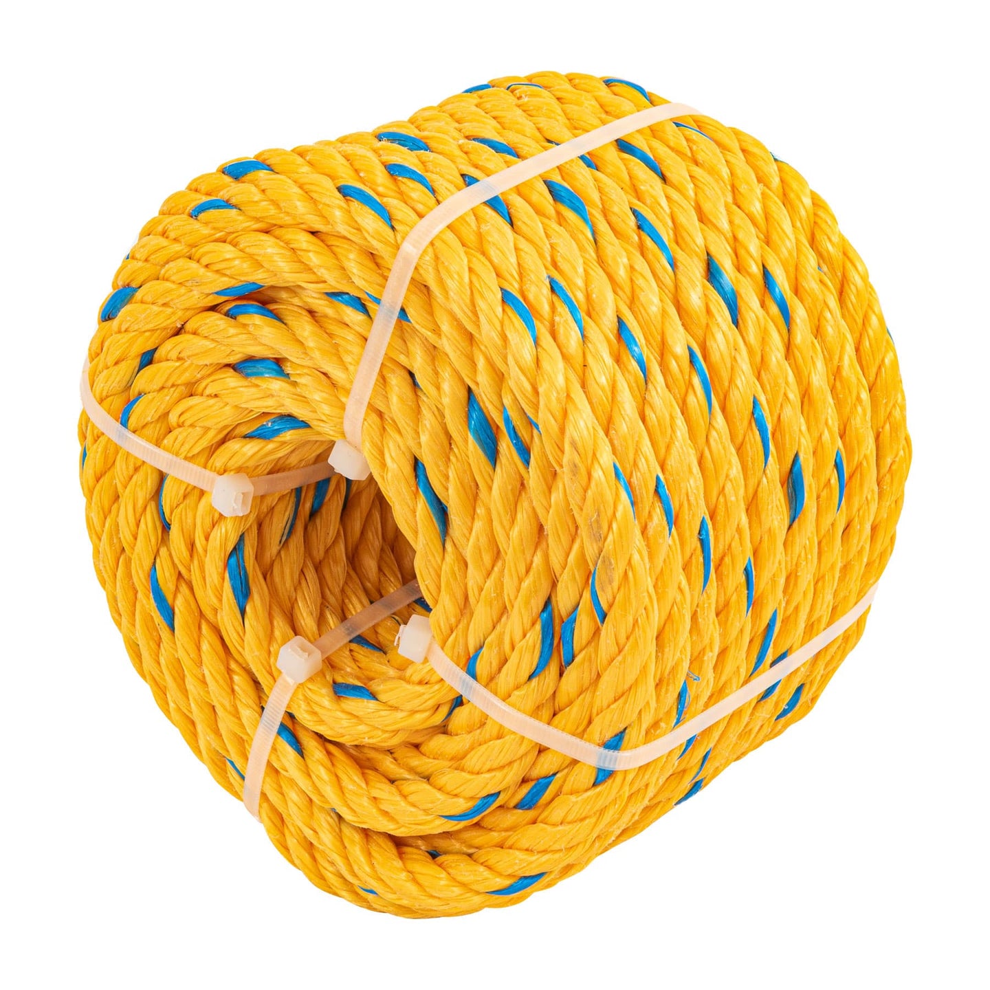 CUE-111M Metro de cuerda amarilla de polipropileno 11 mm, rollo 18m