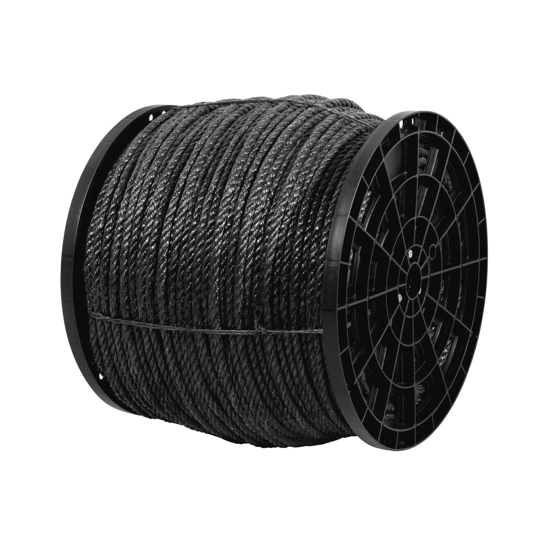 CUE-11NK Kilo de cuerda negra de polipropileno 11 mm, carrete 20kg