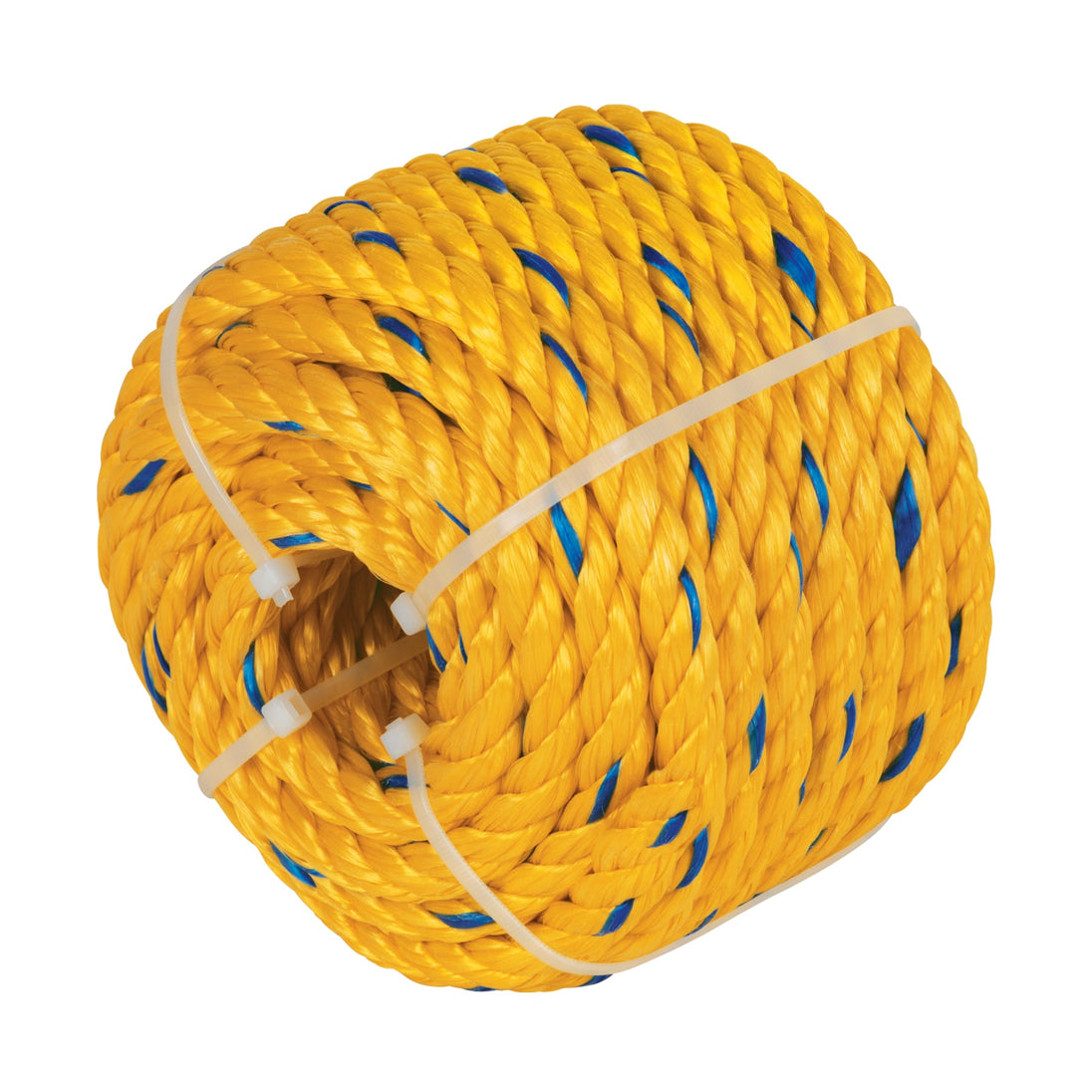 CUE-131K Kilo de cuerda amarilla de polipropileno 13 mm, rollo 1kg