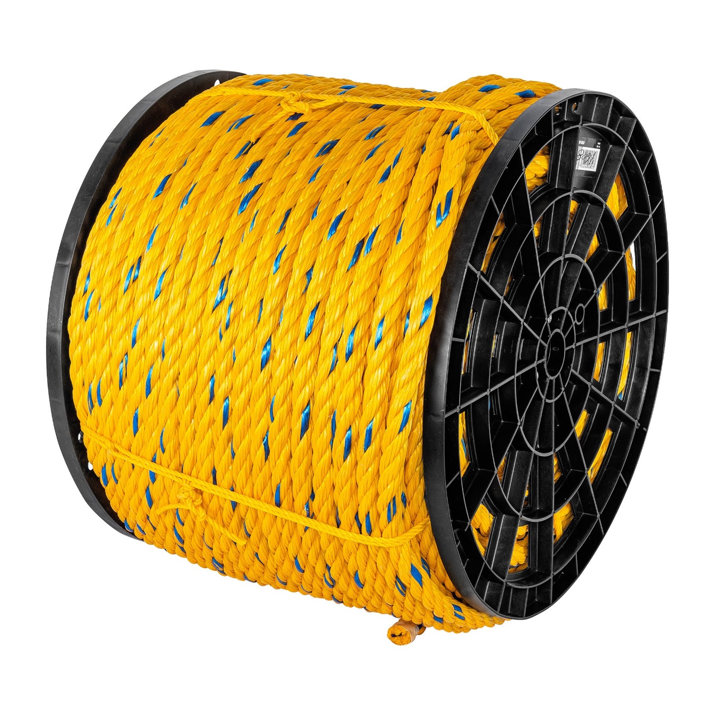CUE-19K Kilo de cuerda amarilla de polipropileno 19mm, carrete 30kg