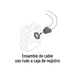 Conector Recto Conduit 1" NPSM Metálico Volteck CUR-1R | Uso Rudo