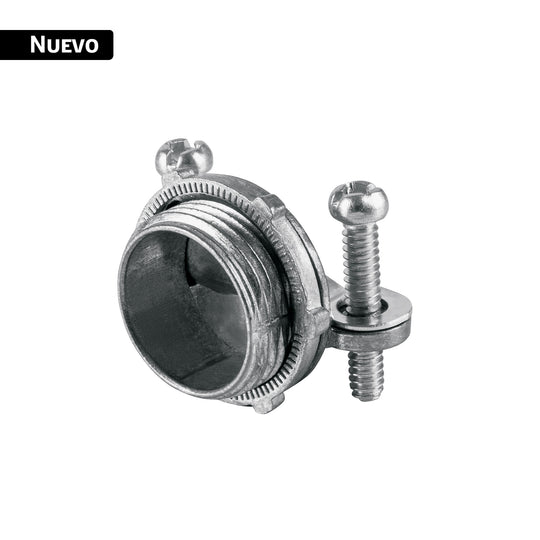 Conector Conduit Volteck CUR-3/4R 3/4" Metálico Uso Rudo