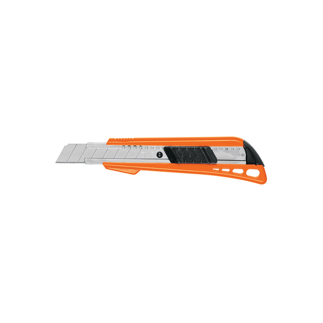 CUT-6 Cutter 18 mm reforzado de plástico con alma metálica, Truper