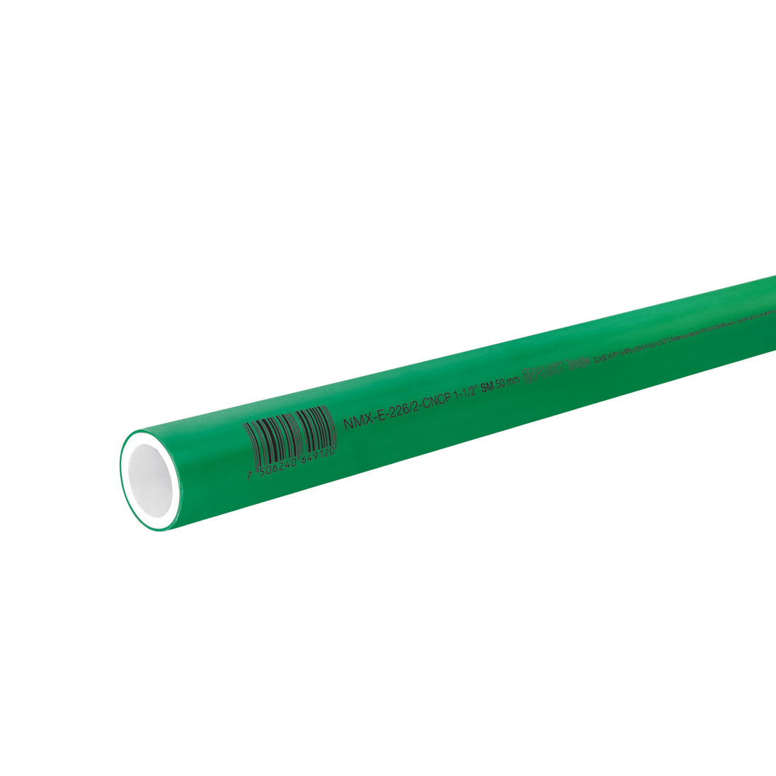 CV-005 Tubo de 50mm (1-1/2") PPR hidráulico, 4m, 3.4kg, FOSET