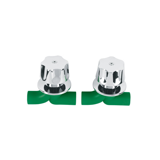 CV-052 Juego de 2 llaves de empotrar PPR 1/2" con manerales, FOSET
