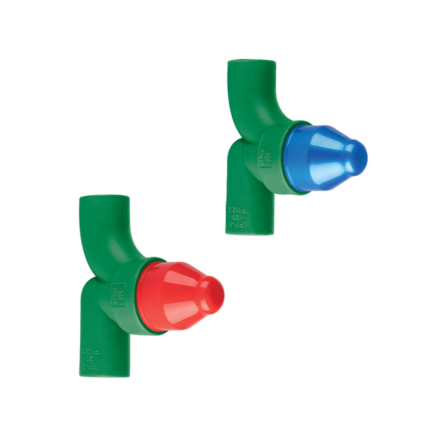 CV-052S Juego de 2 llaves de empotrar PPR 1/2" sin manerales, FOSET